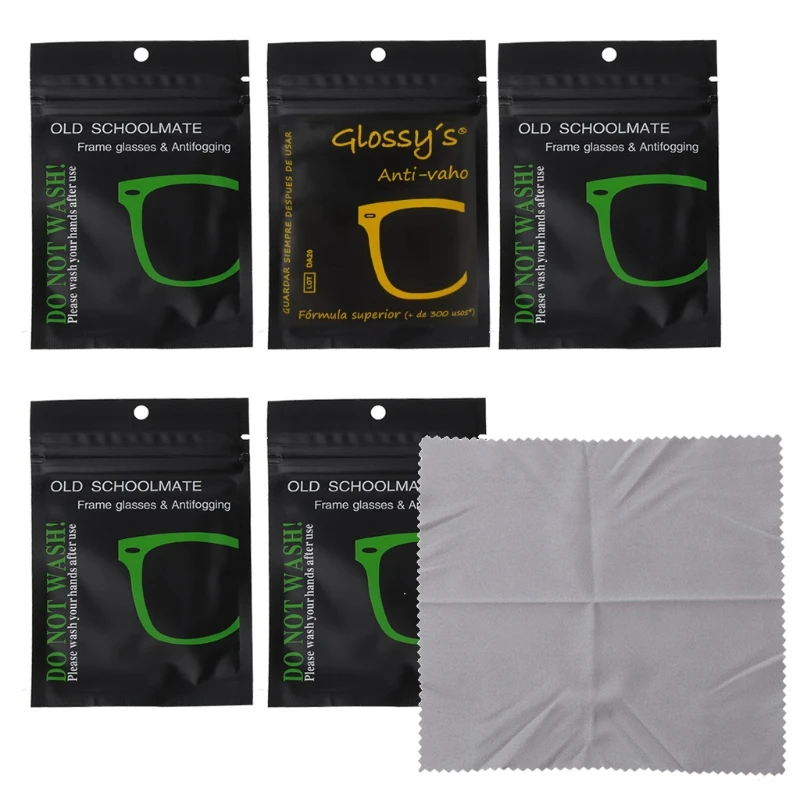 5Pcs Reusable Anti-Fog Wipes Glasses Pre-moistened Antifog Lens Cloth Defogger 2XPC
5Pcs Reusable Anti-Fog Wipes Glasses Pre-moistened Antifog Lens Cloth Defogger 2XPC
