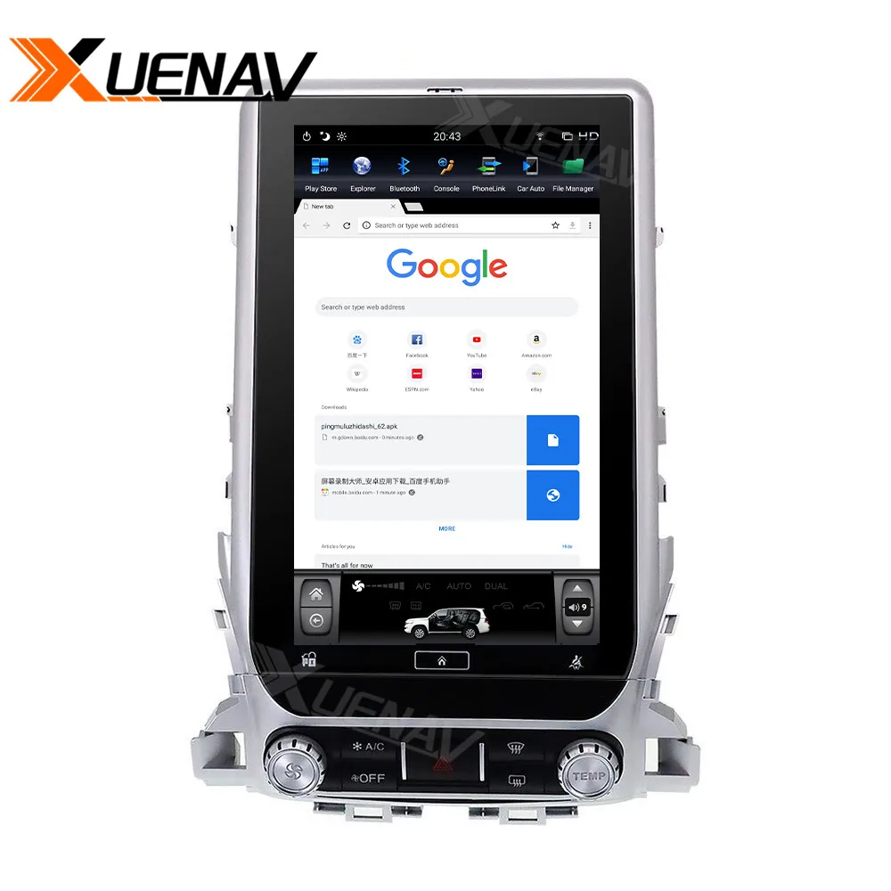 Автомагнитола 13 6 дюйма с GPS навигацией мультимедийный DVD плеер для TOYOTA LAND CRUISER 2016