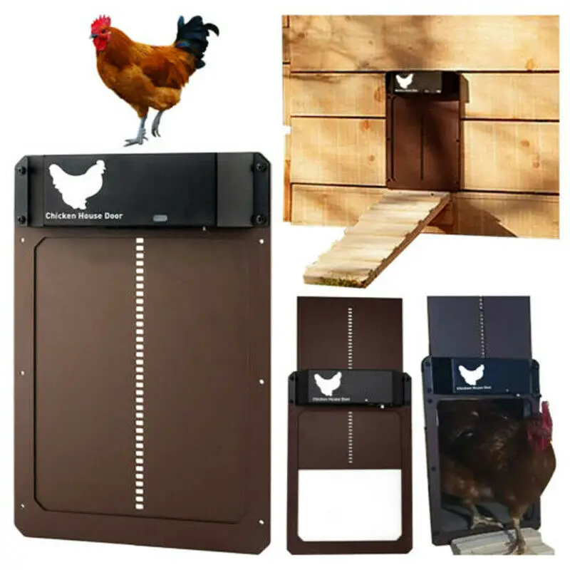 Automatic Chicken Coop Door Opener Light Sensor Home Garden Pets Chicken Duck Poultry House Door Opener Pets Accessories
Automatic Chicken Coop Door Opener Light Sensor Home Garden Pets Chicken Duck Poultry House Door Opener Pets Accessories