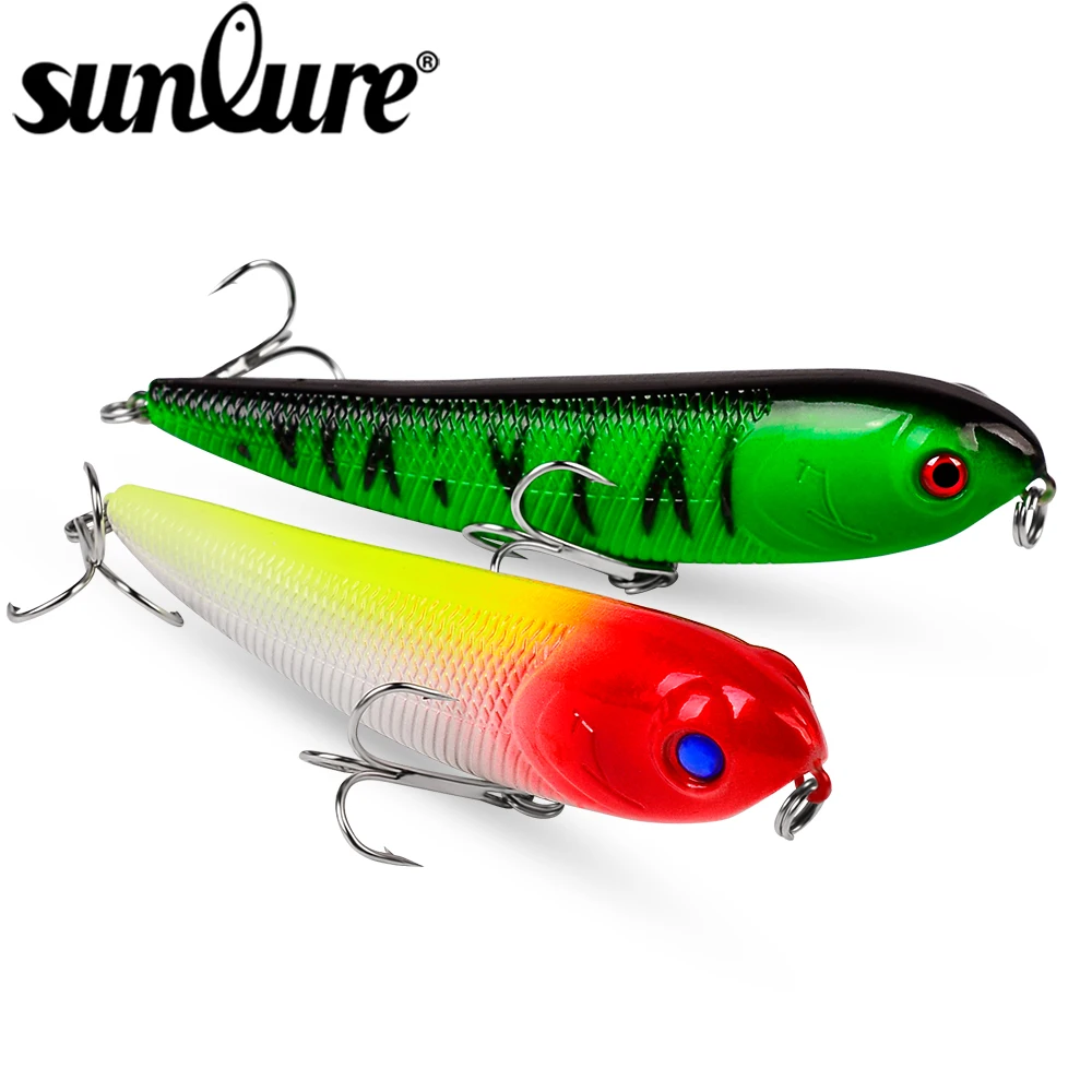 3D Eyes Top 1PC Sunlure Pencil Hard 4.33"-11cm Fishing Lures Fishing 0.49oz-14g Tackle 5 Colors with 4# Hook Fishing Bait 2019
3D Eyes Top 1PC Sunlure Pencil Hard 4.33"-11cm Fishing Lures Fishing 0.49oz-14g Tackle 5 Colors with 4# Hook Fishing Bait 2019