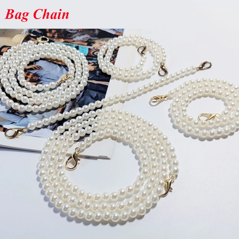 Fashionable All-matched Imitation Pearl Pendant Temperament Bag Accessories Convenient Durable Imitation Pearl Bag Chain
Fashionable All-matched Imitation Pearl Pendant Temperament Bag Accessories Convenient Durable Imitation Pearl Bag Chain
