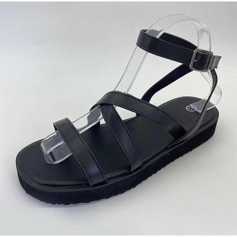 Women Sandals Flats Shoes Summer PU Ankle Buckle Strap Cross Ladies Comfort 2020 Casual Female Plus Size Woman Shoe
Women Sandals Flats Shoes Summer PU Ankle Buckle Strap Cross Ladies Comfort 2020 Casual Female Plus Size Woman Shoe