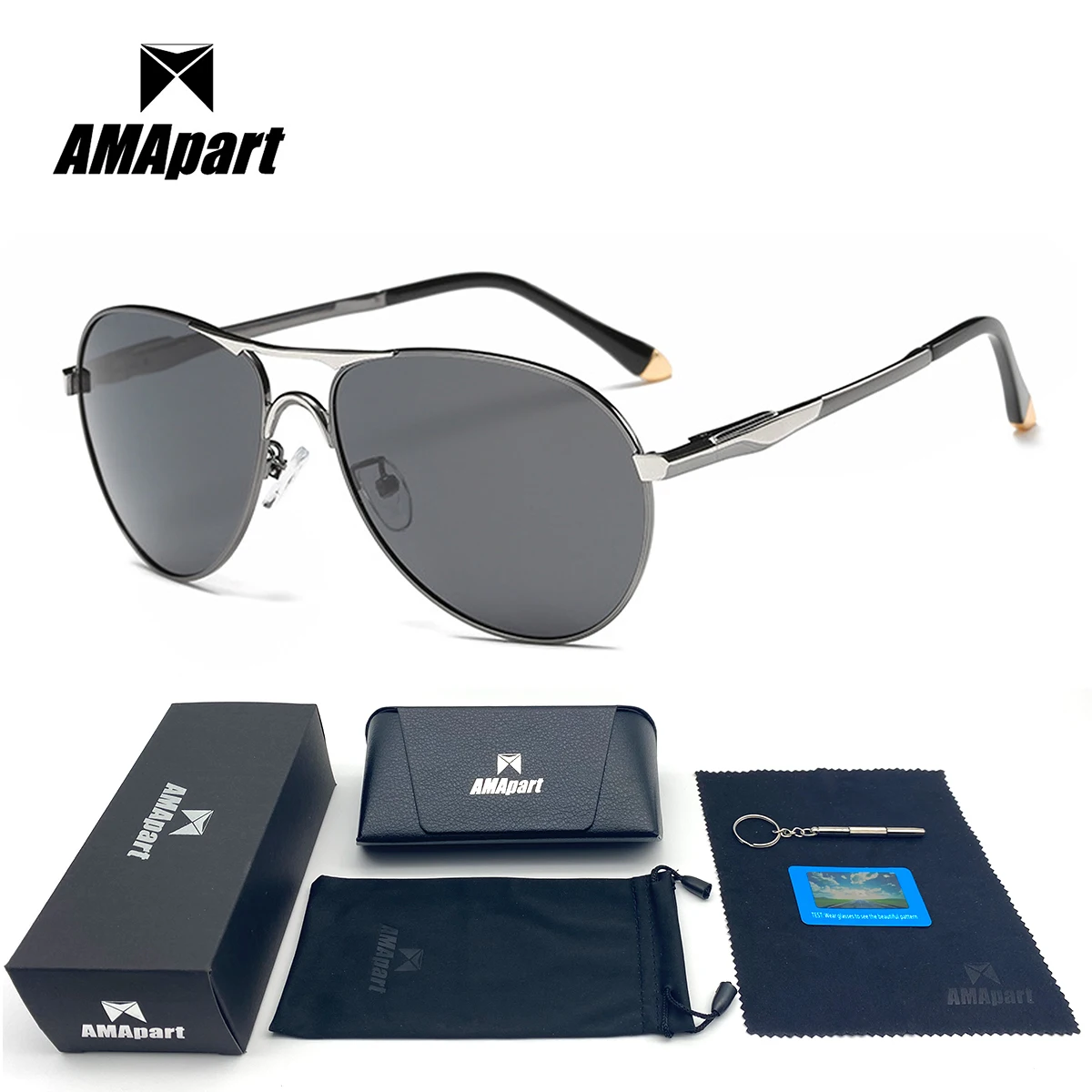 AMApart High Quality Polarized Sunglasses For Men Driving Fishing Sports Outdoors UV400 Protection Anti-Glare
AMApart High Quality Polarized Sunglasses For Men Driving Fishing Sports Outdoors UV400 Protection Anti-Glare