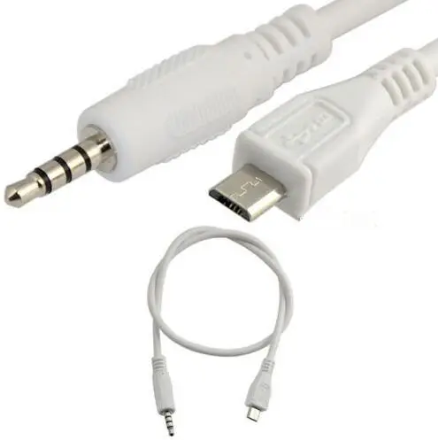 MINI / Micro Usb to Jack 3.5mm Audio Cable Connector 3.5 Headphone Plug Phone Audio Adapter Cable For v8
MINI / Micro Usb to Jack 3.5mm Audio Cable Connector 3.5 Headphone Plug Phone Audio Adapter Cable For v8