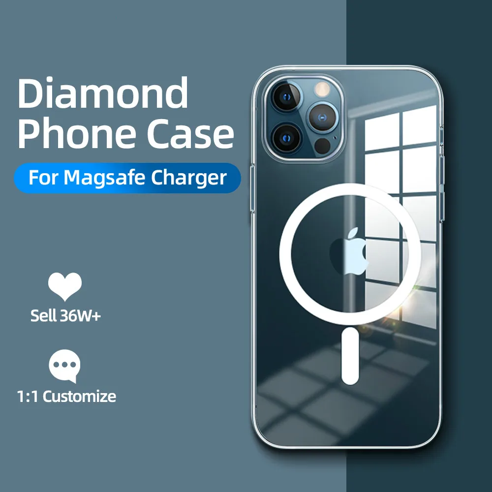 Magnetic Case for IPhone 2 Pro Max 12 Mini Case for Magsafe Wireless Charging Shockproof Full Protection PC+TPU Back Cover
Magnetic Case for IPhone 2 Pro Max 12 Mini Case for Magsafe Wireless Charging Shockproof Full Protection PC+TPU Back Cover