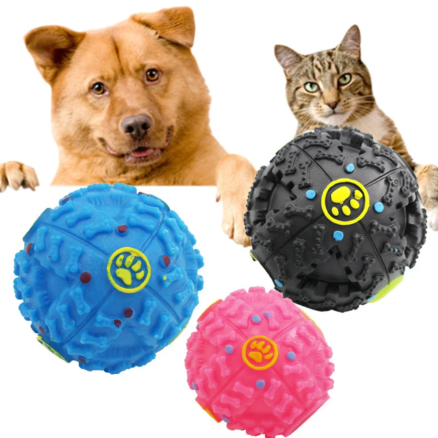 New Pet Food Dispenser Leaking Ball Sound Toy Ball Puppy Interactive Educational Toy Popular Rubber Toys Pet Accessories
New Pet Food Dispenser Leaking Ball Sound Toy Ball Puppy Interactive Educational Toy Popular Rubber Toys Pet Accessories