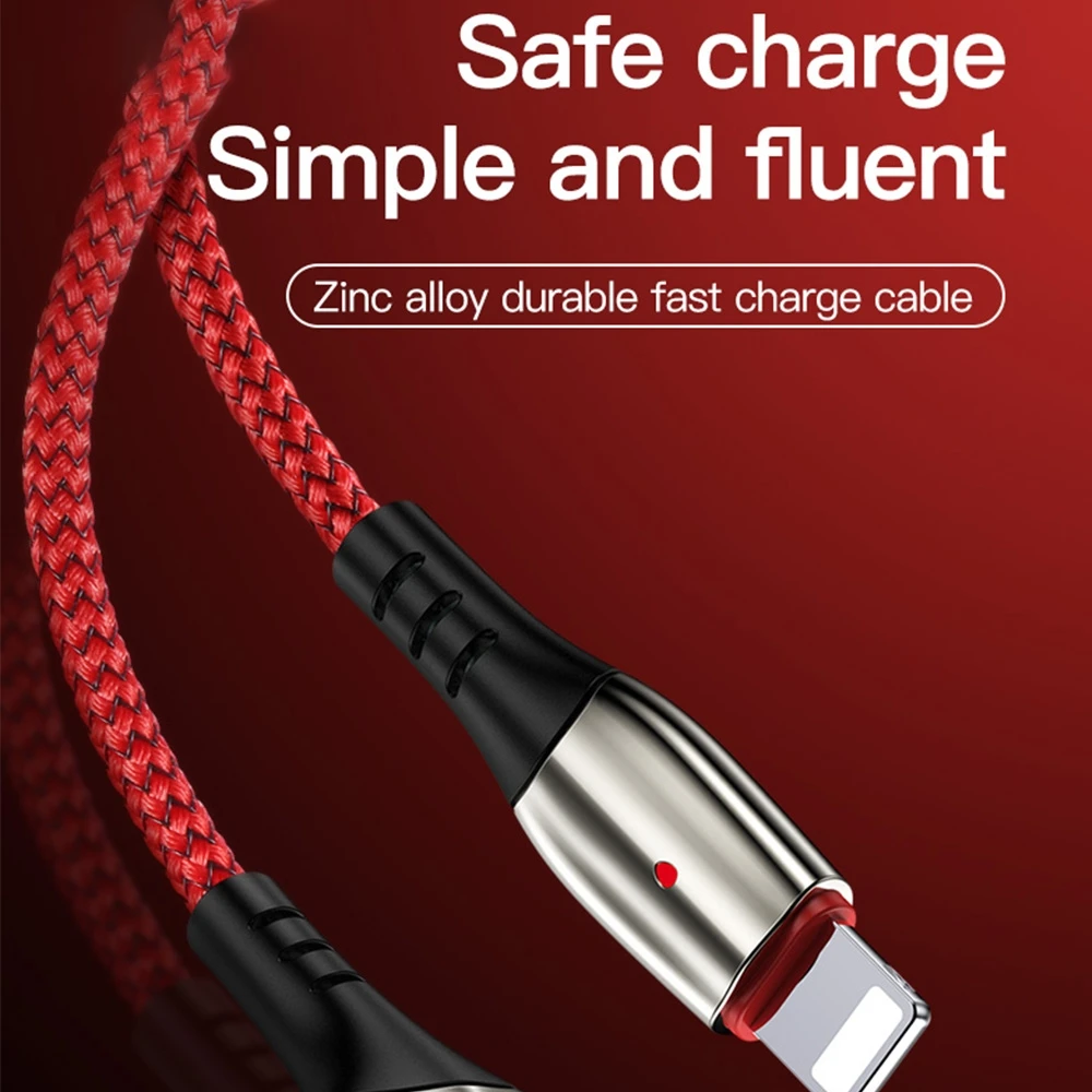TOTU 3A Charging Cable USB to 8 Pin for iPhone 11/11Pro 11 Pro Max Fast Charging Cable for iphone 12 12Pro 12Pro Max 12 Mini
TOTU 3A Charging Cable USB to 8 Pin for iPhone 11/11Pro 11 Pro Max Fast Charging Cable for iphone 12 12Pro 12Pro Max 12 Mini