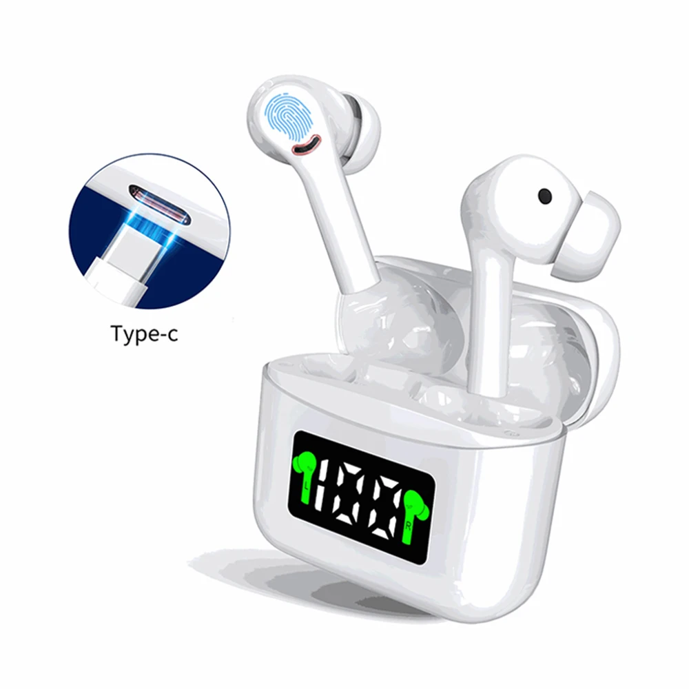 Wireless Bluetooth 5.2 Earphones Waterproof TWS Touch Control Gaming Earbuds with LED Digital Display Charger Case
Wireless Bluetooth 5.2 Earphones Waterproof TWS Touch Control Gaming Earbuds with LED Digital Display Charger Case