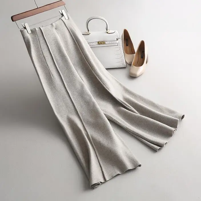 High Quality Autumn Winter Women Warm Cardigans Loose Wide Leg Pants Casual High Elastic Waist Knit Cardigan Pants Female
High Quality Autumn Winter Women Warm Cardigans Loose Wide Leg Pants Casual High Elastic Waist Knit Cardigan Pants Female