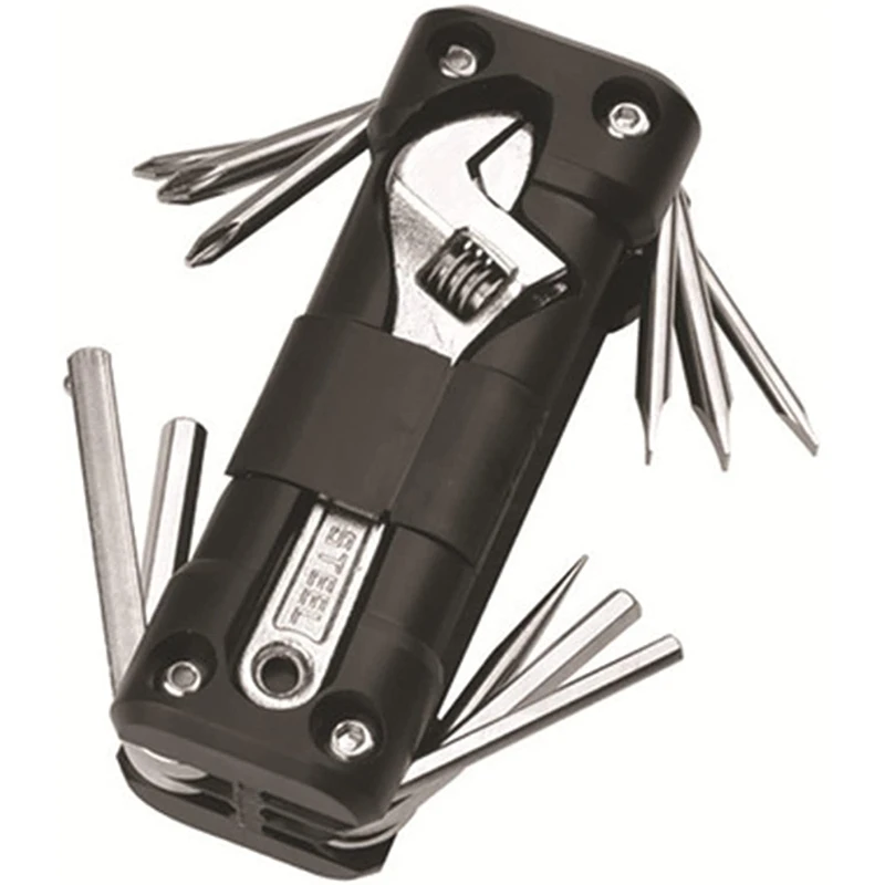 Multi-function 16 Pcs Bicycle Multi-function Tool Kit Repair Tool Multi-function Wrench Suitable for Home / Outdoor
Multi-function 16 Pcs Bicycle Multi-function Tool Kit Repair Tool Multi-function Wrench Suitable for Home / Outdoor
