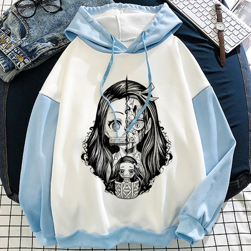 Demon Slayer Anime Tanjiro And Nezuko Hoodie Sweatshirt Women Korean Kpop Street Style Sweatshirt Y2k Streetwear Sudadera Mujer
Demon Slayer Anime Tanjiro And Nezuko Hoodie Sweatshirt Women Korean Kpop Street Style Sweatshirt Y2k Streetwear Sudadera Mujer