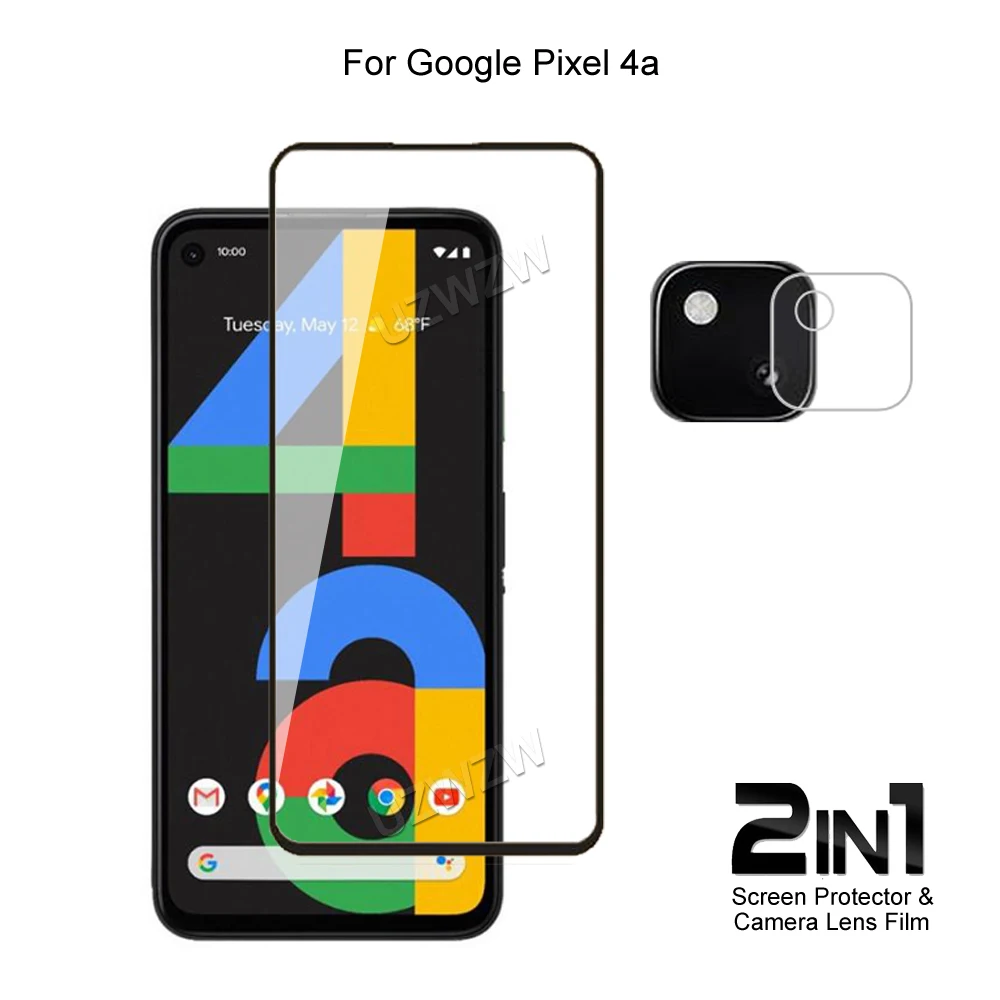 For Google Pixel 4a ( 4G ) Camera Lens Protecting Film & Full Coverage Protective Tempered Glass Phone Screen Protector
For Google Pixel 4a ( 4G ) Camera Lens Protecting Film & Full Coverage Protective Tempered Glass Phone Screen Protector