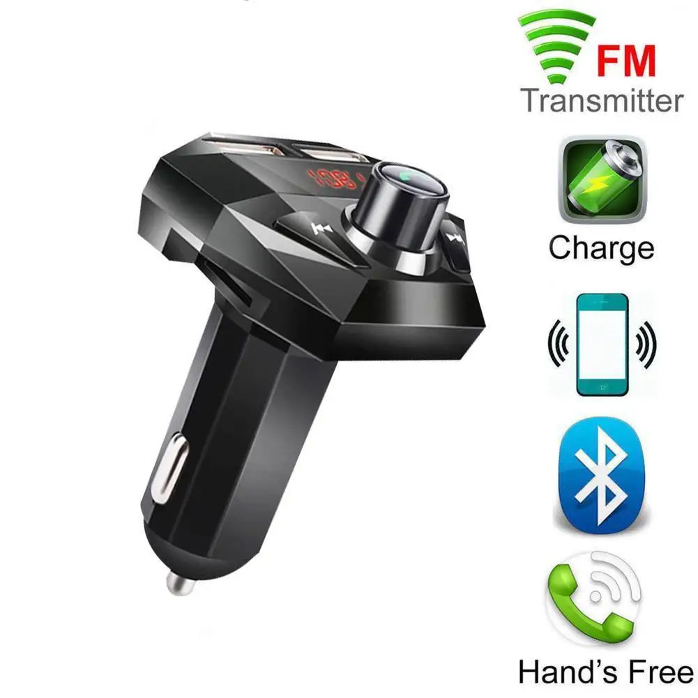 Bluetooth 5.0 Car FM Transmitter Mp3 Player FM Transmitter Handsfree Audio Receiver 3.1A Dual USB Fast Support TF/U Disk
Bluetooth 5.0 Car FM Transmitter Mp3 Player FM Transmitter Handsfree Audio Receiver 3.1A Dual USB Fast Support TF/U Disk