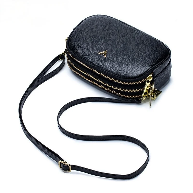 Genuine Leather Crossbody Bag High Quality Clutch Bag Fashion Women Handbag Messenger Dual Purpose Leisure Shoulder Bag Purses
Genuine Leather Crossbody Bag High Quality Clutch Bag Fashion Women Handbag Messenger Dual Purpose Leisure Shoulder Bag Purses