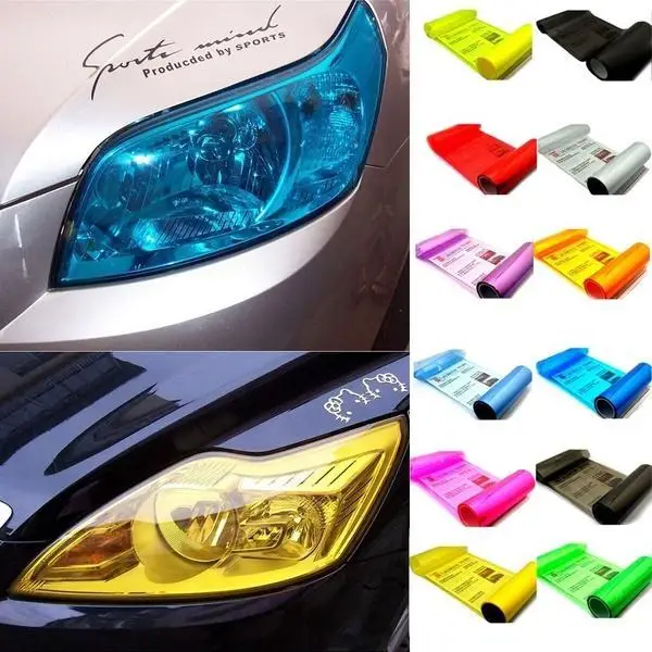 30X60CM Car Light Headlight Taillight Tint Styling Waterproof Stickers Easy Stick Auto Motorcycle Whole Car Decoration 12 Colors
30X60CM Car Light Headlight Taillight Tint Styling Waterproof Stickers Easy Stick Auto Motorcycle Whole Car Decoration 12 Colors