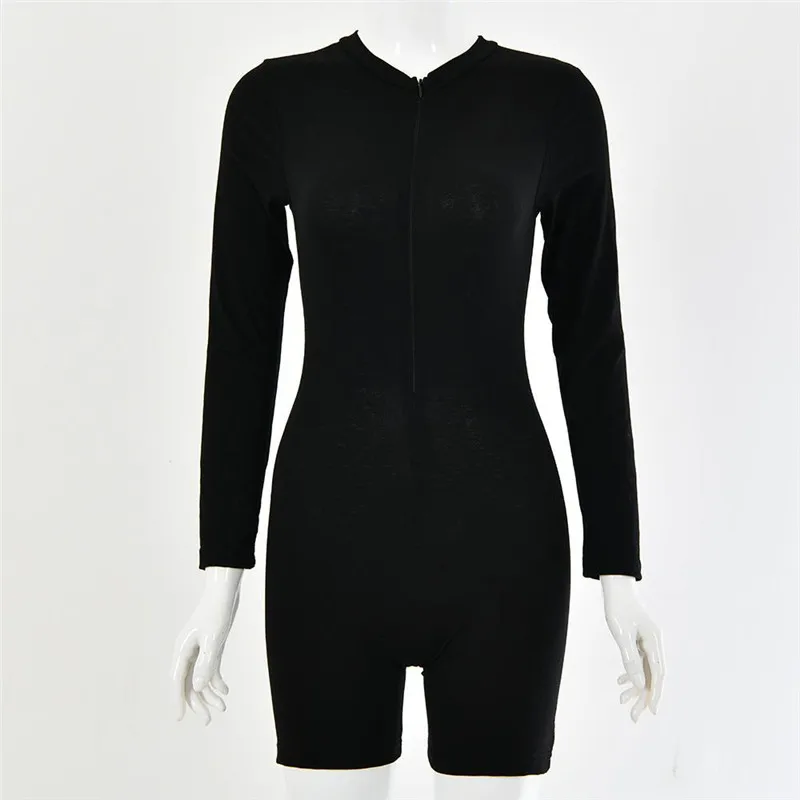 2020 Sexy Women Long Sleeve Deep V-neck Playsuit Rompers Jumpsuit Front Zipper Bodycon Slim Causal Soft Homewear Shorts Jumpsuit
2020 Sexy Women Long Sleeve Deep V-neck Playsuit Rompers Jumpsuit Front Zipper Bodycon Slim Causal Soft Homewear Shorts Jumpsuit