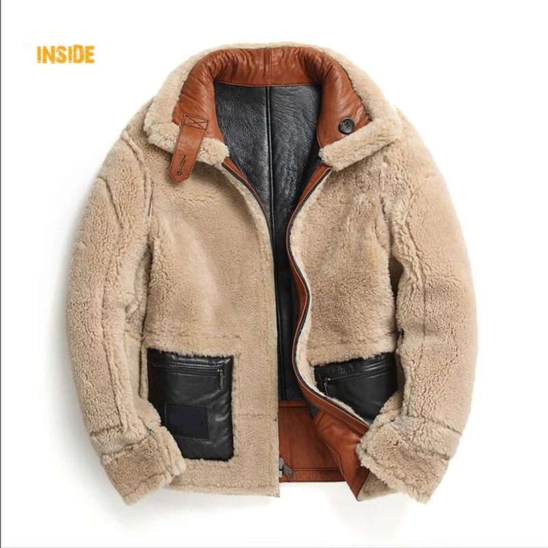 Coats Mens Genuine Jackets and Men Short B3 Air Force Flight Thickened Leather Jacket Fur Coat Locomotive Suit
Coats Mens Genuine Jackets and Men Short B3 Air Force Flight Thickened Leather Jacket Fur Coat Locomotive Suit