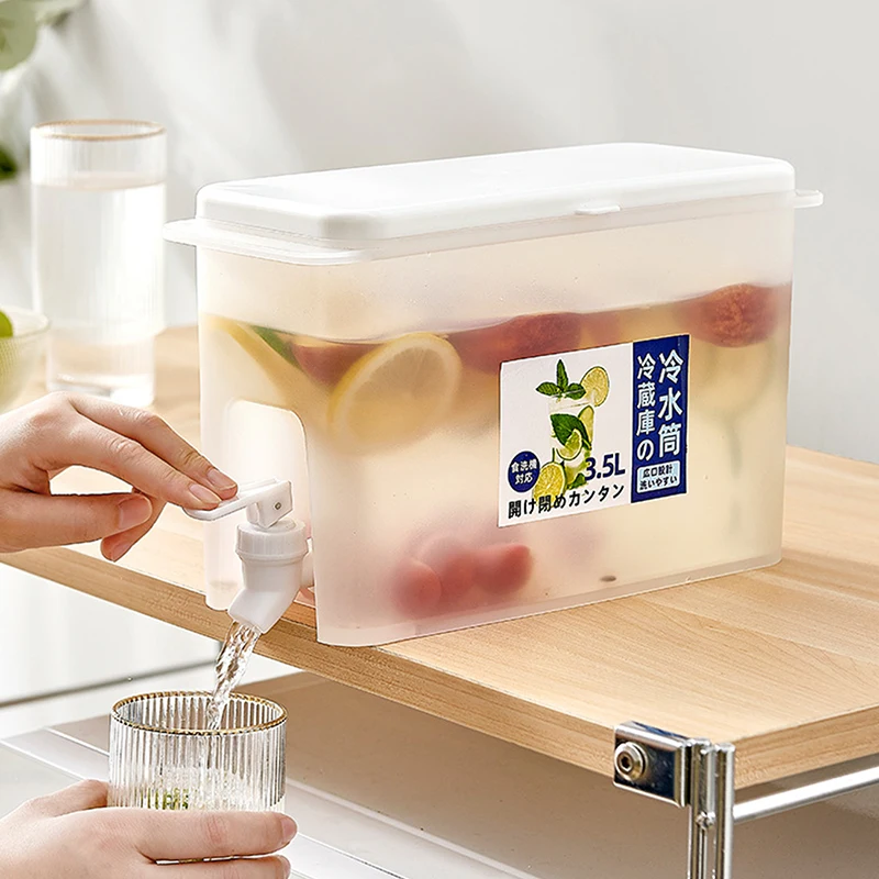 3.5L Plastic Water Drink Dispenser With Spout Fridge Beverage Dispenser With Spigot Lemonade Dispenser Ice Water Container
3.5L Plastic Water Drink Dispenser With Spout Fridge Beverage Dispenser With Spigot Lemonade Dispenser Ice Water Container