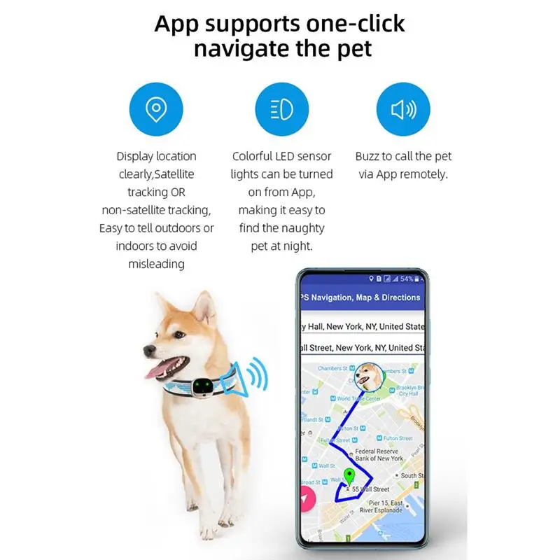 Водонепроницаемый GPS-трекер для кошек устройство слежения за собакой мини-трекер