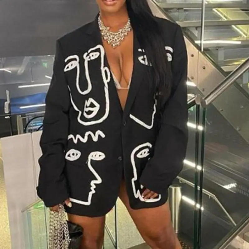 VONDA Women Blazer Long Sleeve Vintage Printed Suit Blazers Office Formal Coats Jackets Outerwear Veste Femme Oversized Coats
VONDA Women Blazer Long Sleeve Vintage Printed Suit Blazers Office Formal Coats Jackets Outerwear Veste Femme Oversized Coats