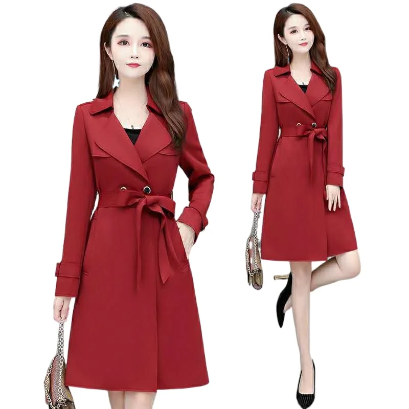 2021 new trendy autumn and winter coat high-end women's high-end windbreaker women's mid-length and small foreign style
2021 new trendy autumn and winter coat high-end women's high-end windbreaker women's mid-length and small foreign style