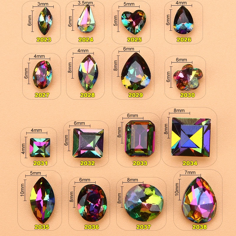 100Pcs New Top Quality Clear AB Rhinestone Luxury Diamond Shaped Nail Art Decorations DIY Charm Nail Jewelry Supplies 2023-2038
100Pcs New Top Quality Clear AB Rhinestone Luxury Diamond Shaped Nail Art Decorations DIY Charm Nail Jewelry Supplies 2023-2038