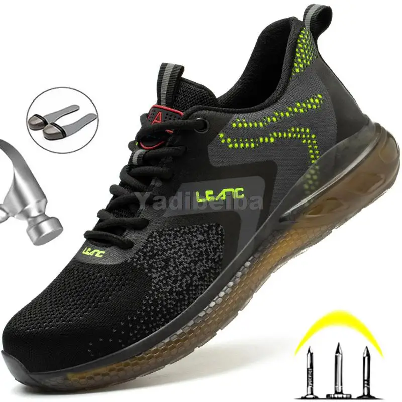 Work Safety Shoes Men Work Sneakers Breathable Protective Industrial Shoes Anti-Puncture Work Safety Boots Male Steel Toe Shoes
Work Safety Shoes Men Work Sneakers Breathable Protective Industrial Shoes Anti-Puncture Work Safety Boots Male Steel Toe Shoes