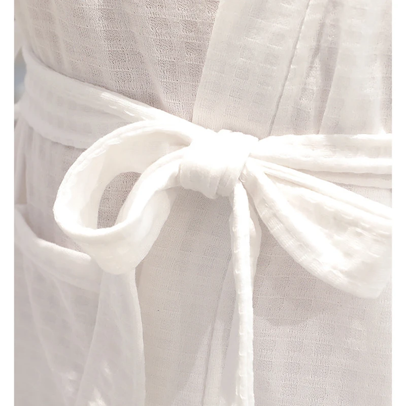 Mens Cotton Robes Lightweight Robes for Mens with 3/4 Sleeves Spa Knit Bathrobe Soft Kimono Sleepwear Male Loungewear Spring
Mens Cotton Robes Lightweight Robes for Mens with 3/4 Sleeves Spa Knit Bathrobe Soft Kimono Sleepwear Male Loungewear Spring