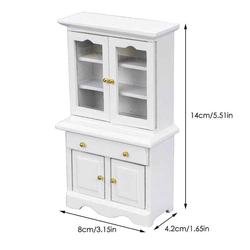 1:12 Miniature White Kitchen Cabinet Cupboards with Working Drawer Dollhouse Furniture Accessories
1:12 Miniature White Kitchen Cabinet Cupboards with Working Drawer Dollhouse Furniture Accessories