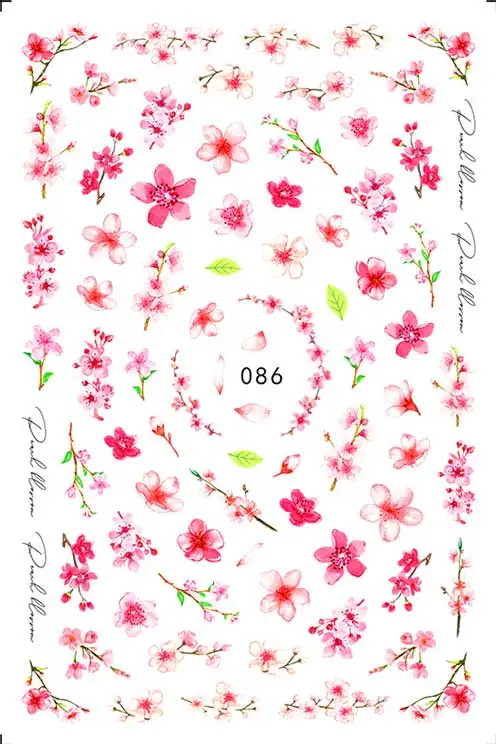 3D Stickers for Nails Summer Sticker Plum Blossom Peach Blossom Designs Nail Art Decorations Foil Wrap Manicure Accessories
3D Stickers for Nails Summer Sticker Plum Blossom Peach Blossom Designs Nail Art Decorations Foil Wrap Manicure Accessories