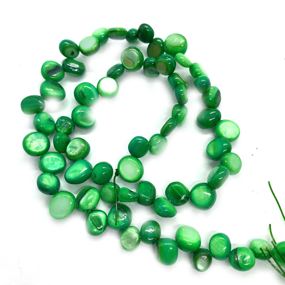 Natural Freshwater Shell Beads Dyed Irregular Round DIY Charm for Bracelets Making Necklaces Anklets Fashion Jewelry Accessories
Natural Freshwater Shell Beads Dyed Irregular Round DIY Charm for Bracelets Making Necklaces Anklets Fashion Jewelry Accessories