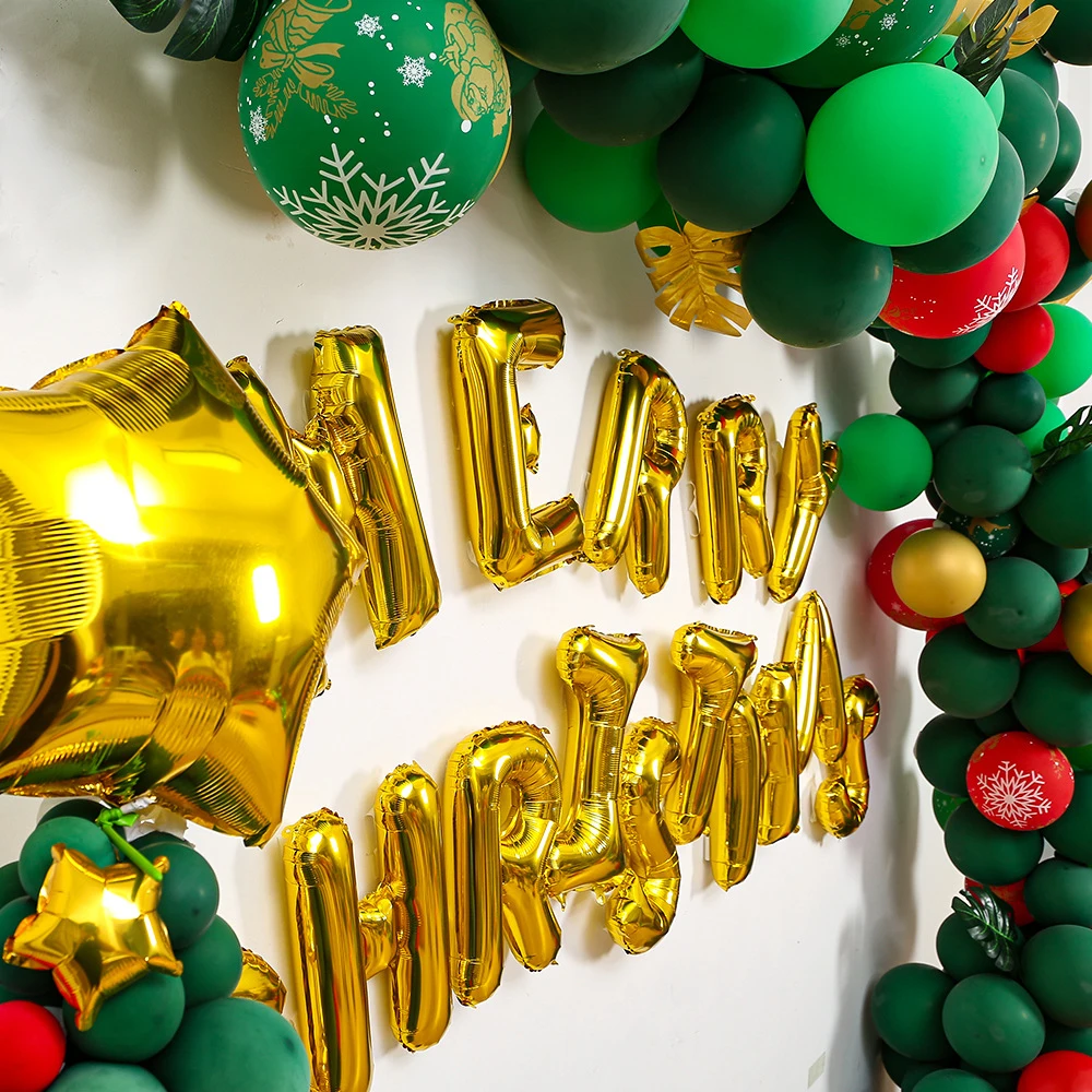 65pcs Christmas Balloons Holiday Party Decor Aluminum Film Latex Balloons New Year Christmas Event Party Decor
65pcs Christmas Balloons Holiday Party Decor Aluminum Film Latex Balloons New Year Christmas Event Party Decor