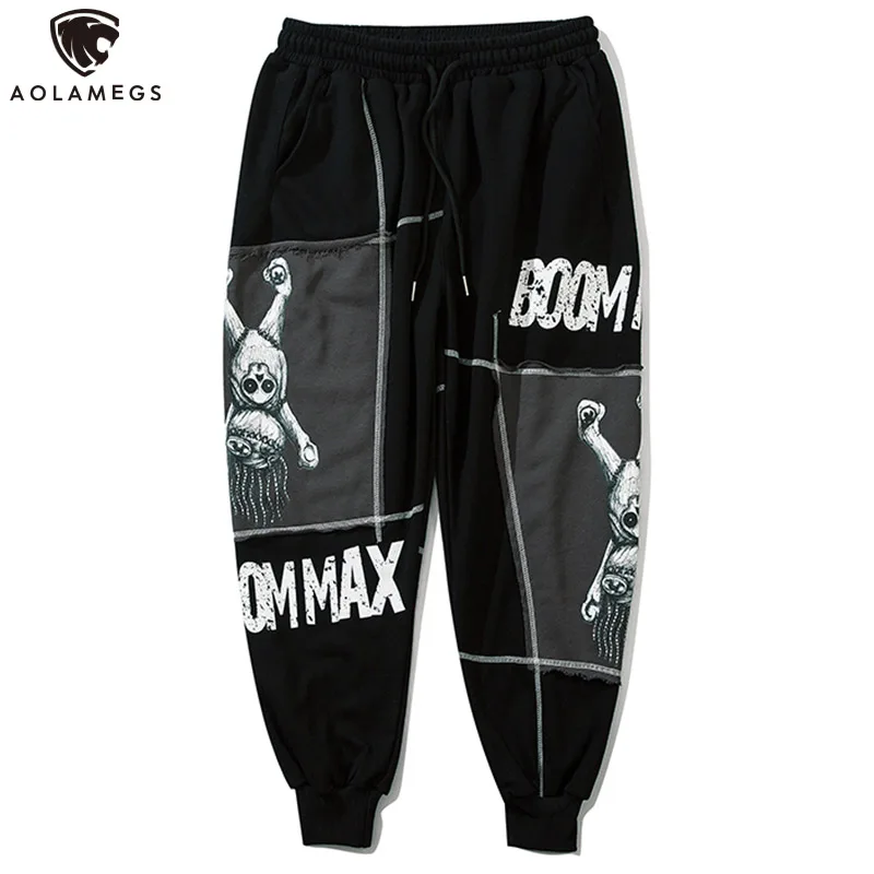 Aolamegs Cargo Pants Men Gothic Horror Alien Patch Tied Feet Sweatpant Casual Baggy Cozy Trousers High Street Hipster Streetwear
Aolamegs Cargo Pants Men Gothic Horror Alien Patch Tied Feet Sweatpant Casual Baggy Cozy Trousers High Street Hipster Streetwear