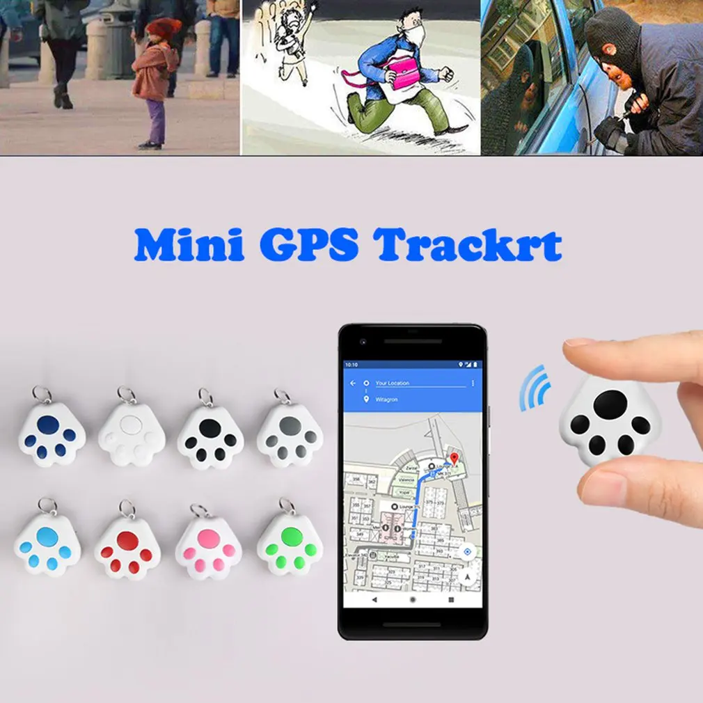 Умный мини-GPS-трекер Dog Claw поиск ключей локатор беспроводной Bluetooth-совместимый