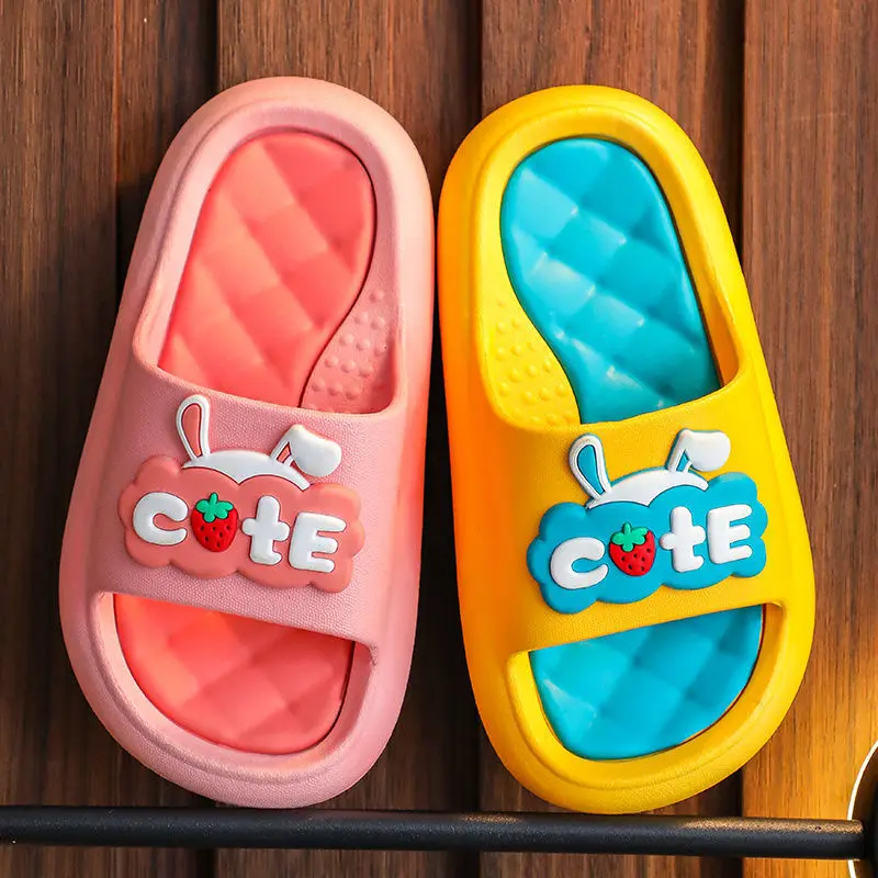 Children's Slippers Summer Girls Strawberry Cartoon PVC Non-Slip Soft Bottom Indoor Baby Bathroom Bath Sandals Girls Slippers
Children's Slippers Summer Girls Strawberry Cartoon PVC Non-Slip Soft Bottom Indoor Baby Bathroom Bath Sandals Girls Slippers