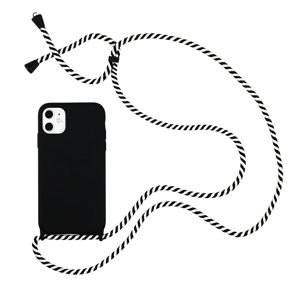 luxury Silicone Chain Necklace Cell Phone Case With Lanyard Neck Strap Rope For iPhone 11 pro MAX 6 7 8 Plus XS XR X SE2 Cord
luxury Silicone Chain Necklace Cell Phone Case With Lanyard Neck Strap Rope For iPhone 11 pro MAX 6 7 8 Plus XS XR X SE2 Cord