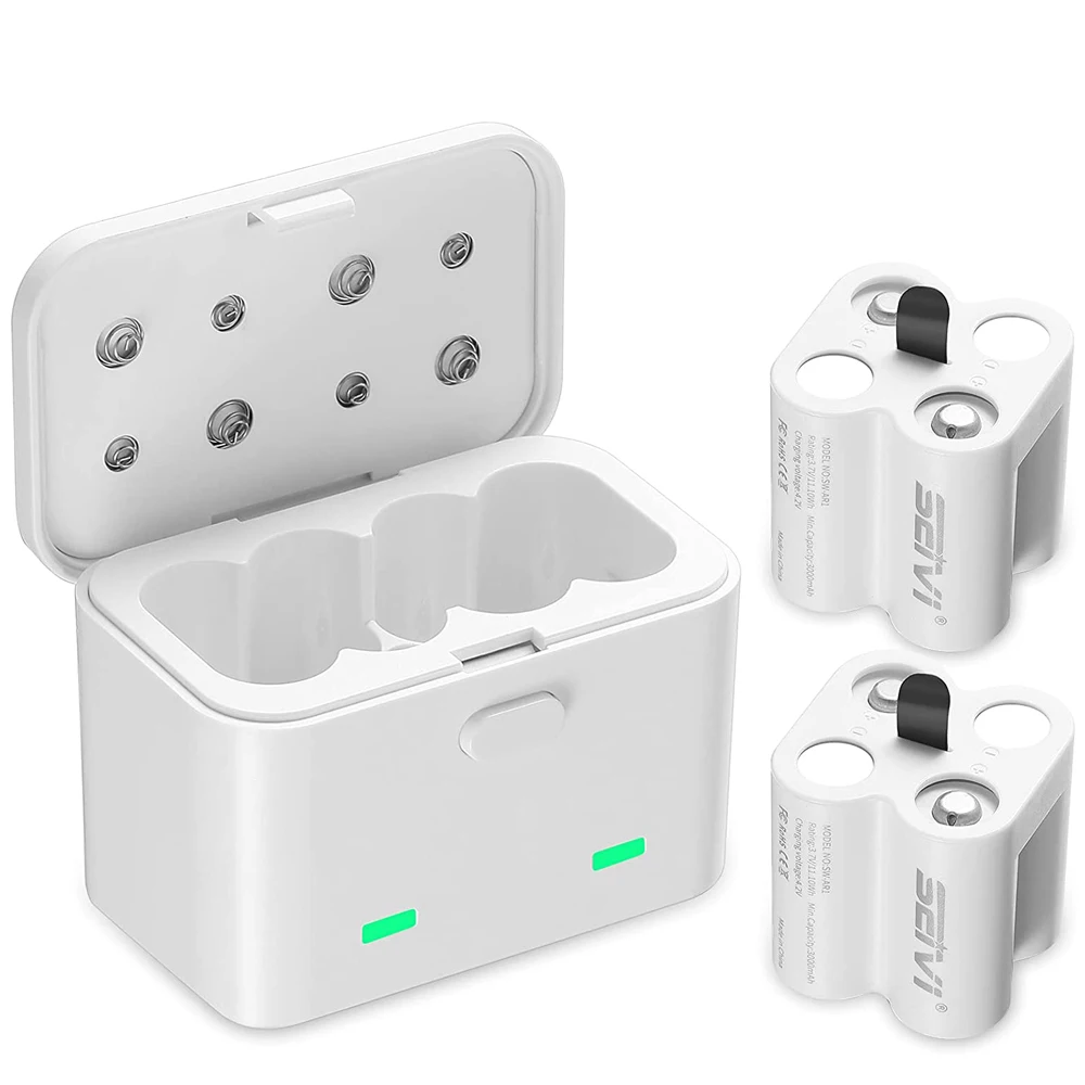 Arlo rechargeable battery 2 pack with charger compatible with Arlo wireless security camera (VMK3200/VMC3030/VMS3330/3430/3530/)
Arlo rechargeable battery 2 pack with charger compatible with Arlo wireless security camera (VMK3200/VMC3030/VMS3330/3430/3530/)