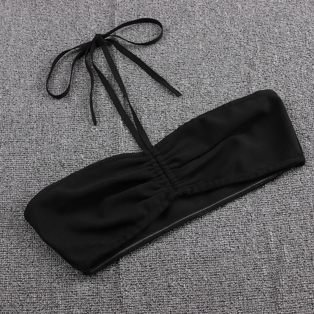 Summer Bandage Dress Sexy Halter Black Bandage Dress Mini Dress 2021 Elegant Women Bodycon Dress Celebrity Club Party Dress
Summer Bandage Dress Sexy Halter Black Bandage Dress Mini Dress 2021 Elegant Women Bodycon Dress Celebrity Club Party Dress