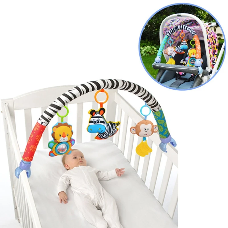 Infant & Toddlers Baby Crib Accessory & Pram Activity Bar Toy for Senses and Motor Skills Development Indoor and Outdoor
Infant & Toddlers Baby Crib Accessory & Pram Activity Bar Toy for Senses and Motor Skills Development Indoor and Outdoor