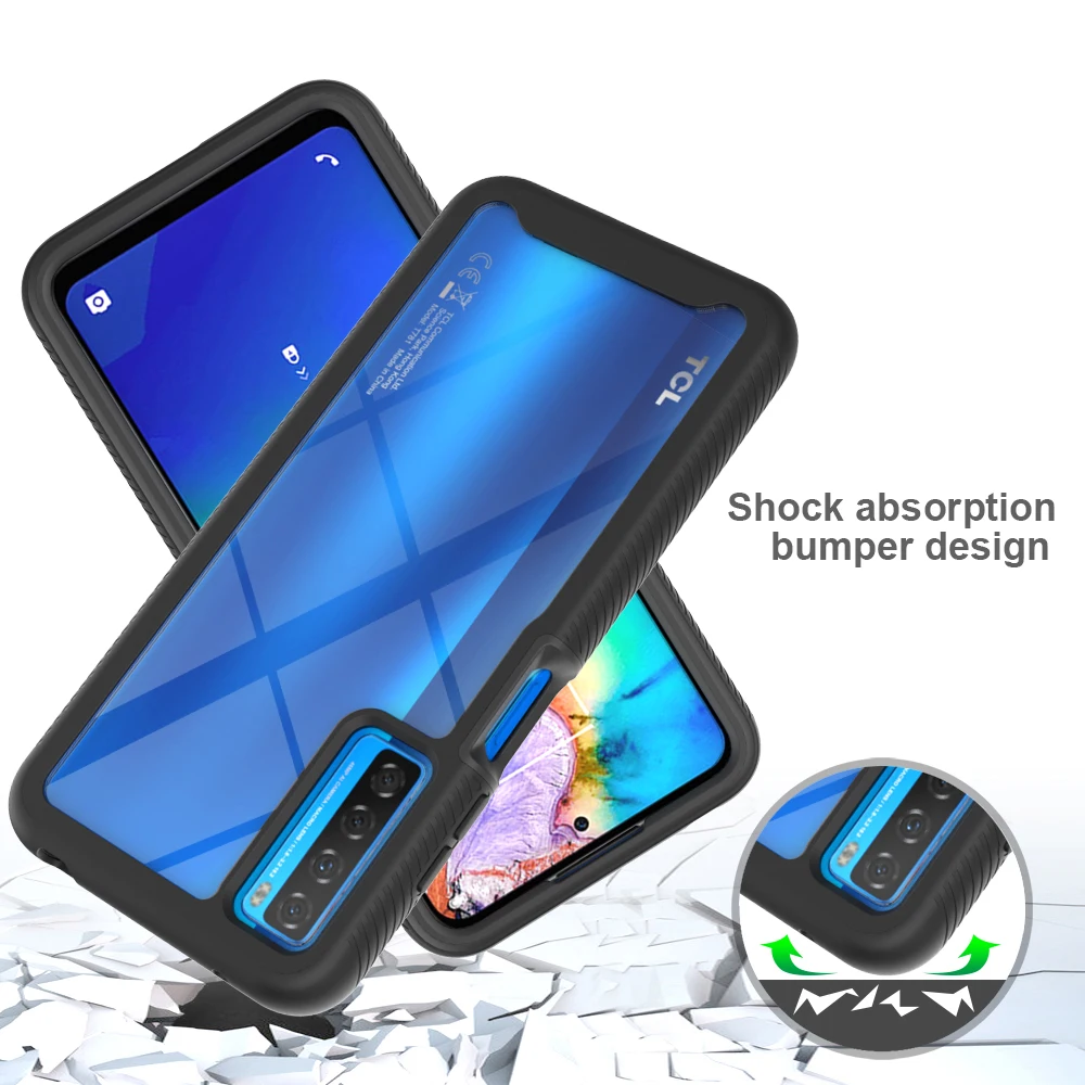 Full Body Rugged Protection Cover For TCL 20S Case TPU Bumper Heavy Duty Clear Armor Case For TCL 20 Pro TCL20Pro TCL20S 5G
Full Body Rugged Protection Cover For TCL 20S Case TPU Bumper Heavy Duty Clear Armor Case For TCL 20 Pro TCL20Pro TCL20S 5G