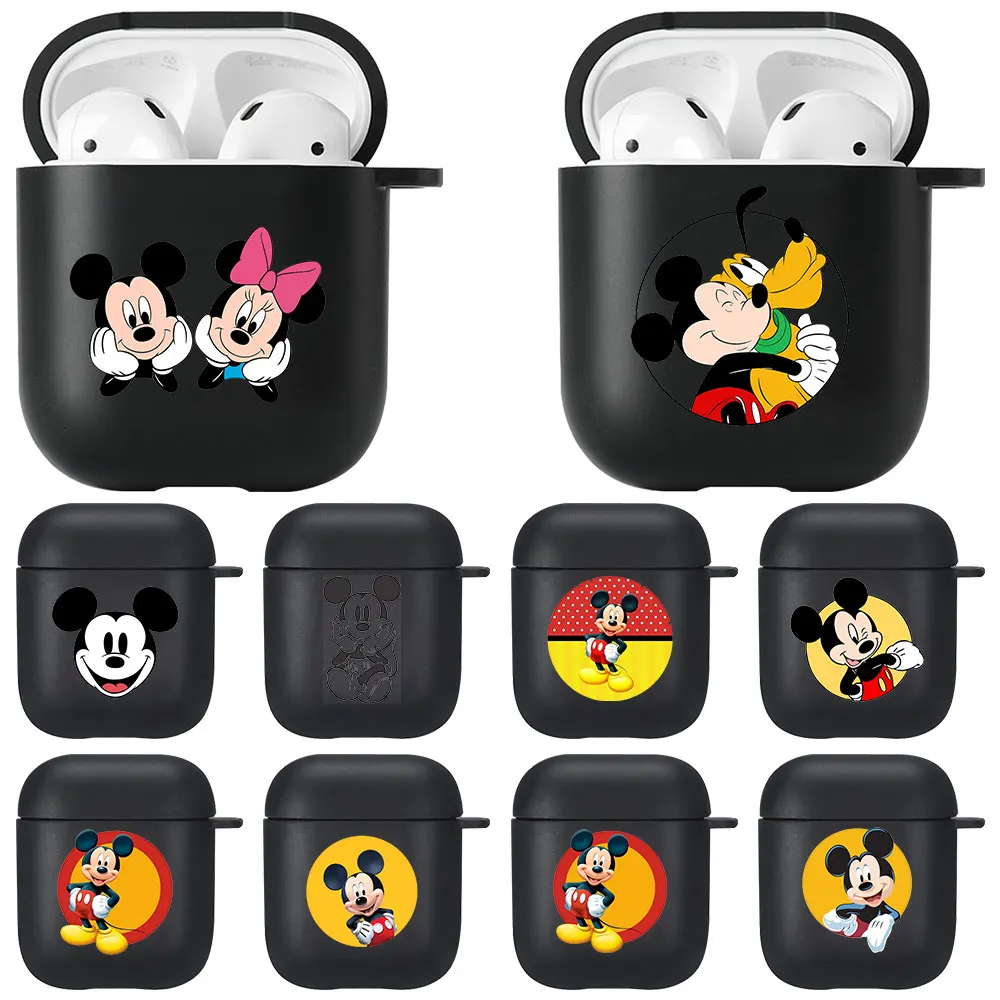 Disney Mickey Mouse usually Cover AirPods Case For Apple AirPods 1 2 Black TPU Bluetooth Earphone Charging for AirPods 2 1 Box
Disney Mickey Mouse usually Cover AirPods Case For Apple AirPods 1 2 Black TPU Bluetooth Earphone Charging for AirPods 2 1 Box