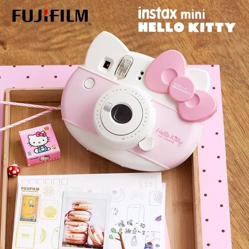 Белая пленка для Fuji Instax Мини рисунок HELLO KITTY Фотоаппарат моментальной печати 40