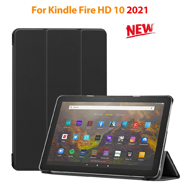 Ультра тонкий PU кожаный чехол для Kindle Fire HD 2021 10 ''планшет Защитный чехол авторежим спящий для
Ультра тонкий PU кожаный чехол для Kindle Fire HD 2021 10 ''планшет Защитный чехол авторежим спящий для