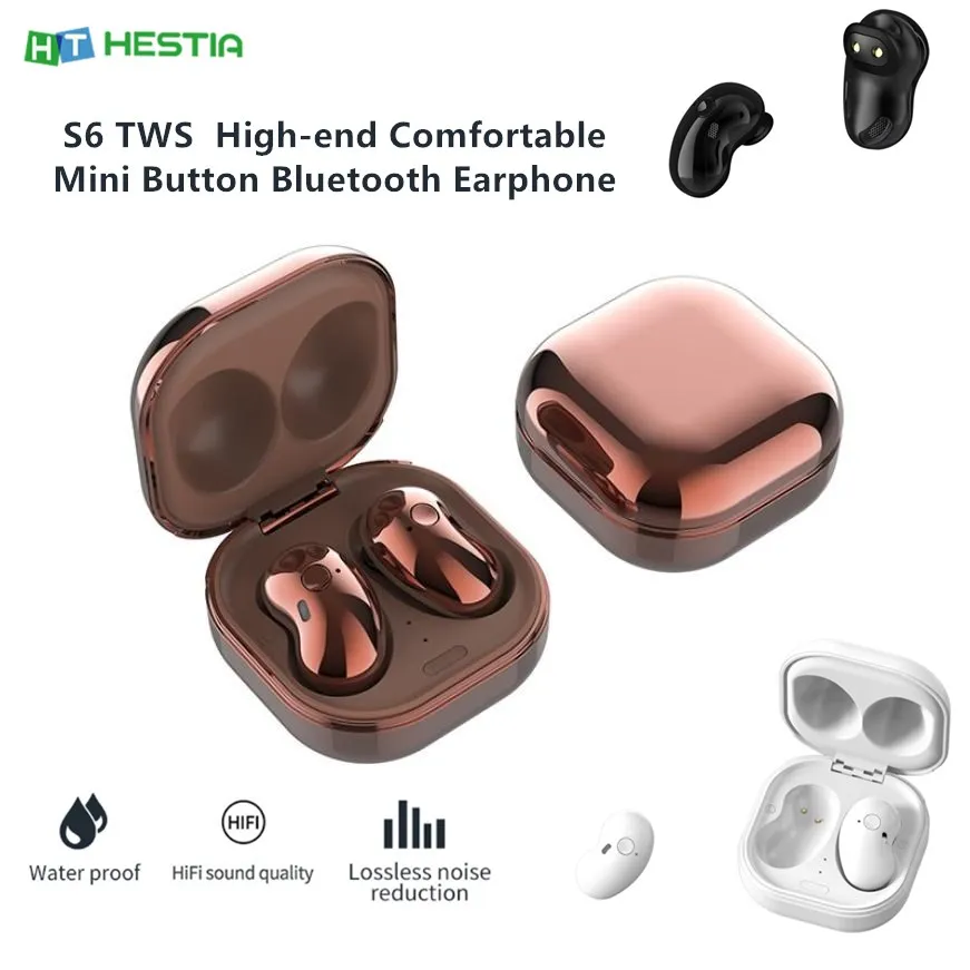 Мини-наушники S6 TWS, удобные Bluetooth-наушники с высококлассной водонепроницаемостью 8D, hi-fi звук, бинауральные наушники для звонков, беспроводны...
Мини-наушники S6 TWS, удобные Bluetooth-наушники с высококлассной водонепроницаемостью 8D, hi-fi звук, бинауральные наушники для звонков, беспроводны...