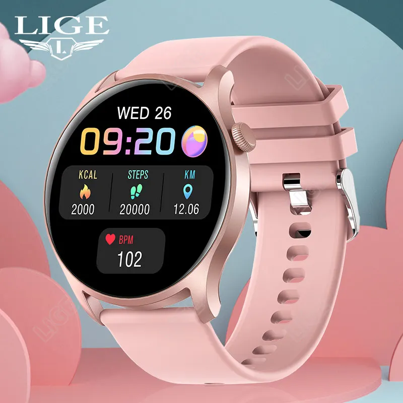 LIGE 2021Smart Watch Women Men Full Touch Screen Call Reminder Smart Bracelet Multiple Sports Mode Watches Heart Rate Smartwatch
LIGE 2021Smart Watch Women Men Full Touch Screen Call Reminder Smart Bracelet Multiple Sports Mode Watches Heart Rate Smartwatch