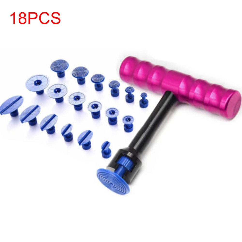18pcs T-Bar Dent Lifter Car Body Panel Kit Paintless Dent Removal Lifter Tool+Puller Tabs
18pcs T-Bar Dent Lifter Car Body Panel Kit Paintless Dent Removal Lifter Tool+Puller Tabs