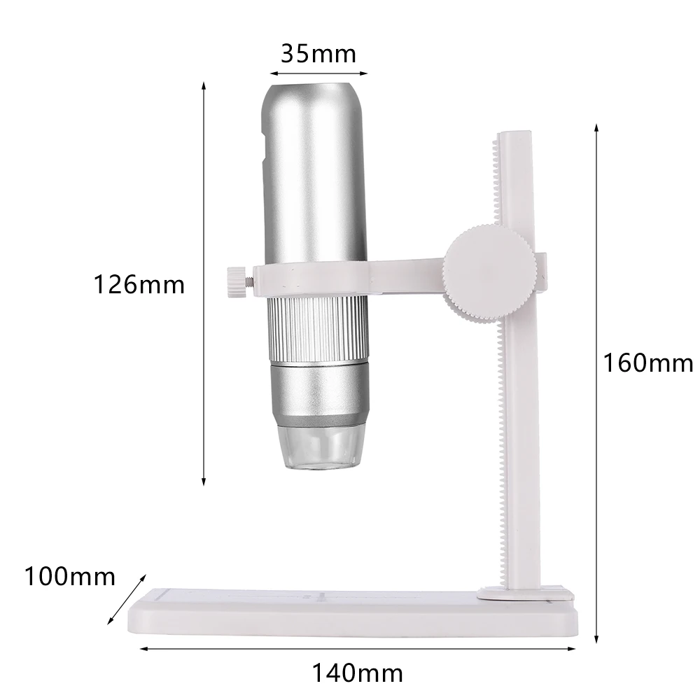 MS4 WiFi Video Microscope with 8 LED 1080P 1000X 37DB HD White Electronic Digital Microscope for Android IOS PC 
MS4 WiFi Video Microscope with 8 LED 1080P 1000X 37DB HD White Electronic Digital Microscope for Android IOS PC