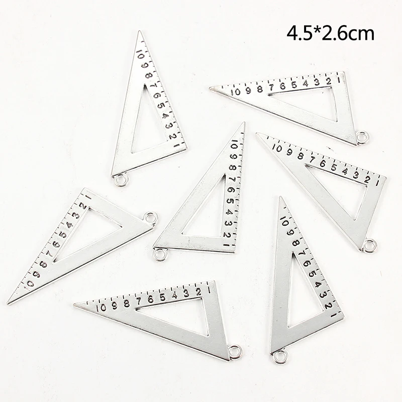 10pcs Charms Tools Ruler Compass Antique Pendants Making DIY Handmade Tibetan Silver Finding Jewelry Accessories
10pcs Charms Tools Ruler Compass Antique Pendants Making DIY Handmade Tibetan Silver Finding Jewelry Accessories