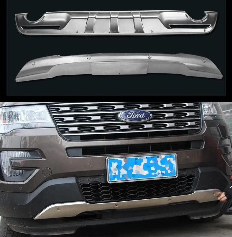 Stainless Steel Car Front Rear Bumper Protector Guard Plate Fits For Ford Explorer 2.3 T 2016 2017 2018 2019
Stainless Steel Car Front Rear Bumper Protector Guard Plate Fits For Ford Explorer 2.3 T 2016 2017 2018 2019