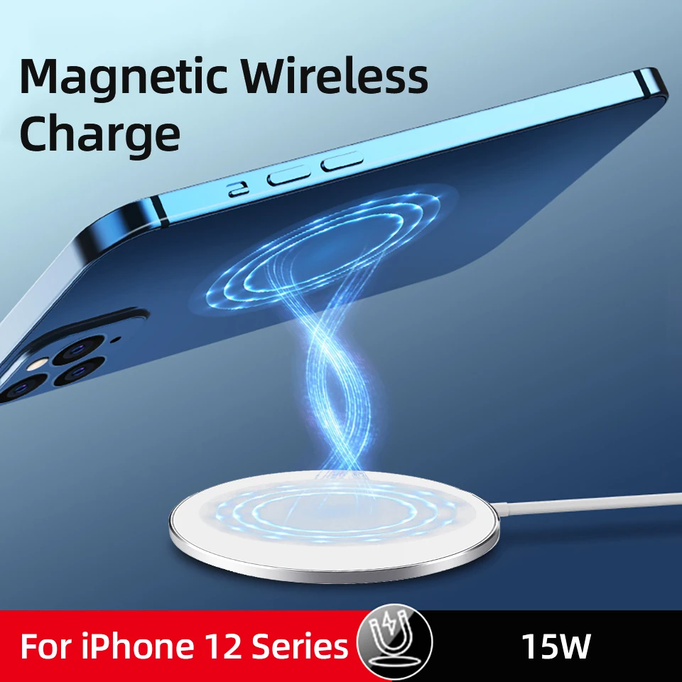 15 Вт Оригинальное магнитное Беспроводное зарядное устройство Qi для iPhone 12 Pro Max, зарядное устройство для телефона iPhone 12 Mini, быстрая зарядка, ад...
15 Вт Оригинальное магнитное Беспроводное зарядное устройство Qi для iPhone 12 Pro Max, зарядное устройство для телефона iPhone 12 Mini, быстрая зарядка, ад...